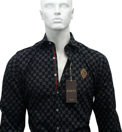 gucci formal dress shirts|gucci formal shirts.